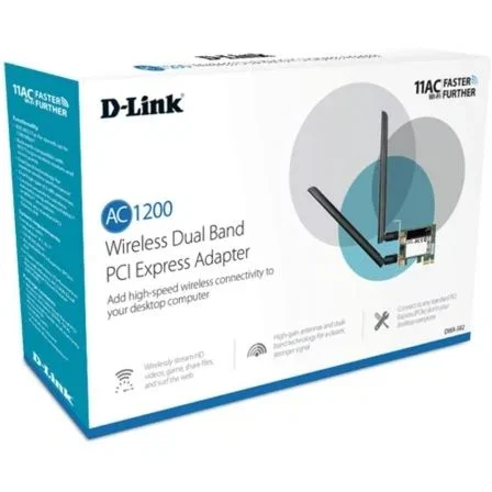 D-Link DWA-582 Adaptador y Tarjeta de Red Inalámbrica AC1200 Dual Band PCI Express